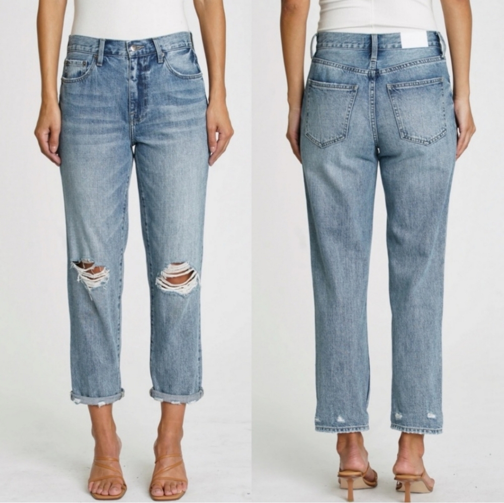 NWT Pistola Presley High Rise Relaxed Roller denim Jeans Anthropologie